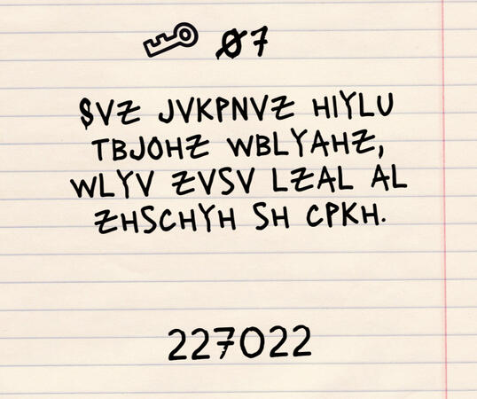 Solución por ryuzzzaki: "Los códigos abren muchas puertas, pero solo este te salvará la vida"